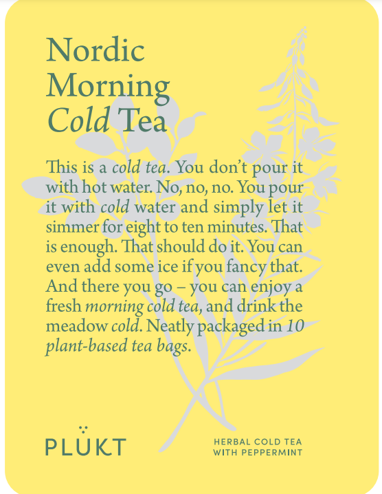 Cold Brew Herbal Tea - Morning Blend / Blueberry tea