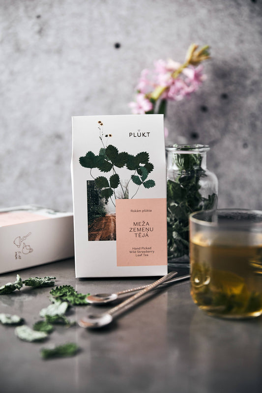 Wild Strawberry Leaf Tea - Uplifting + Sweet, Herbal Loose Tea